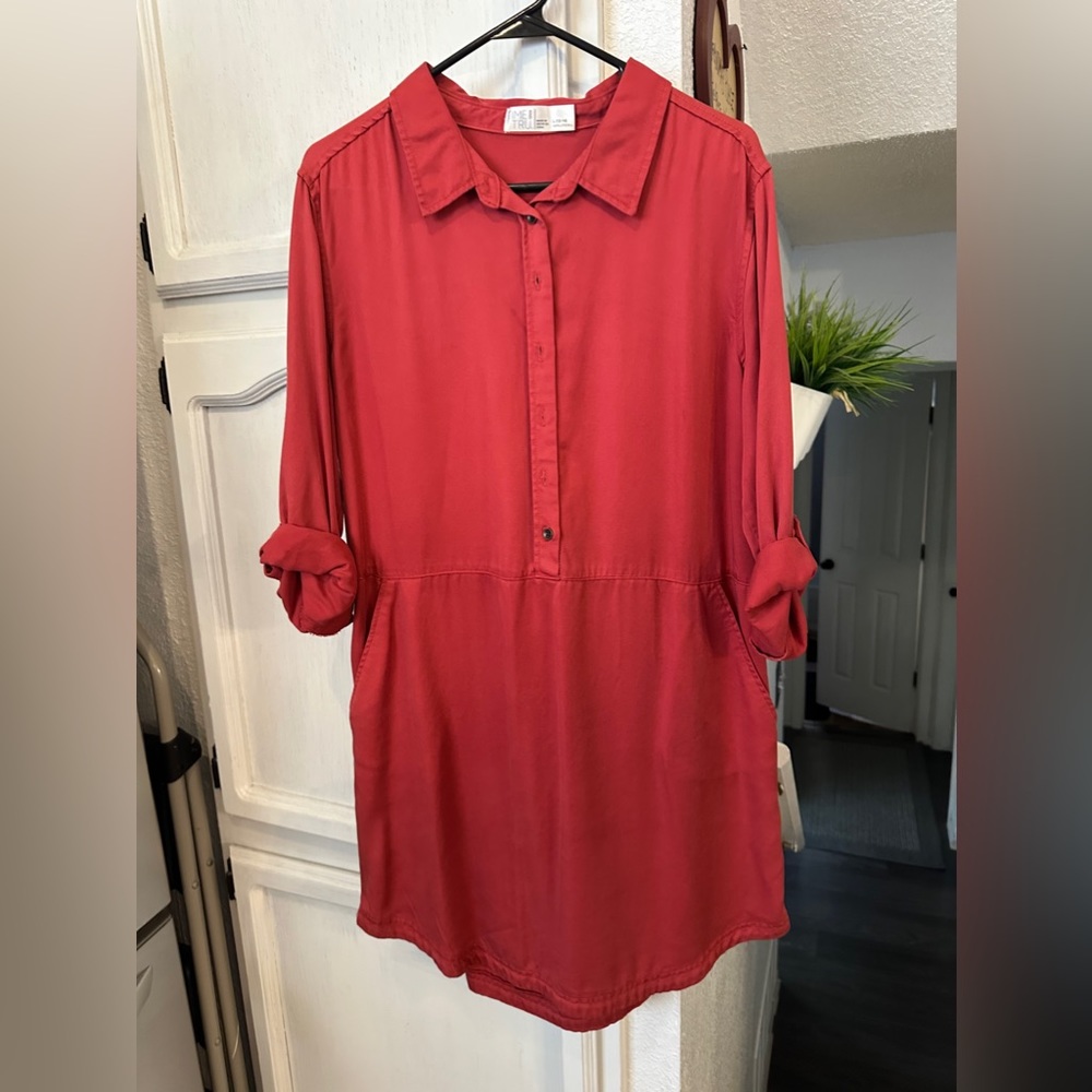 Time & Tru Red Dress